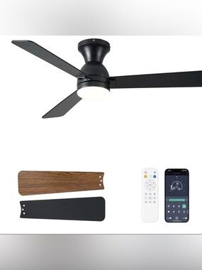 Ceiling Fans with Lights, 48 inch